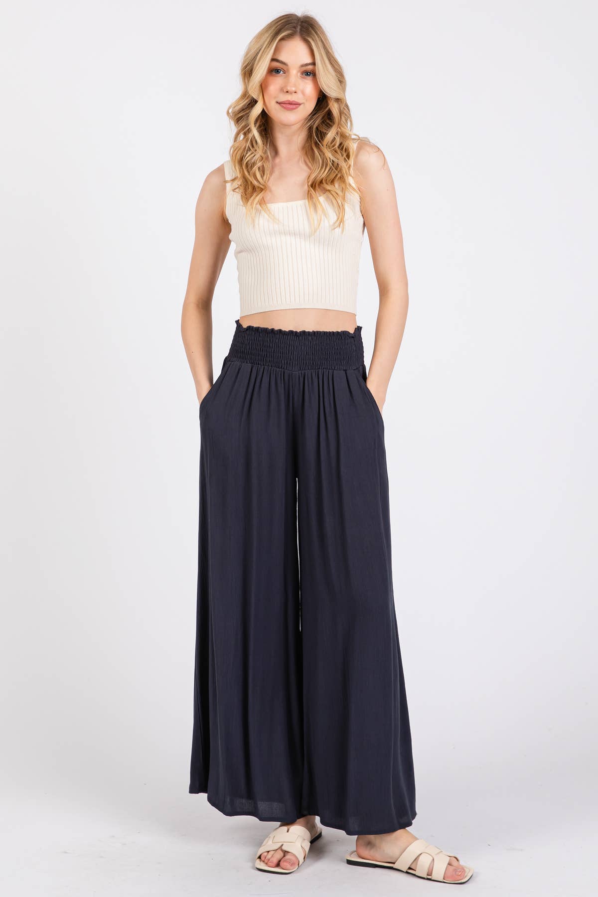 Classic Smock Waist Pants