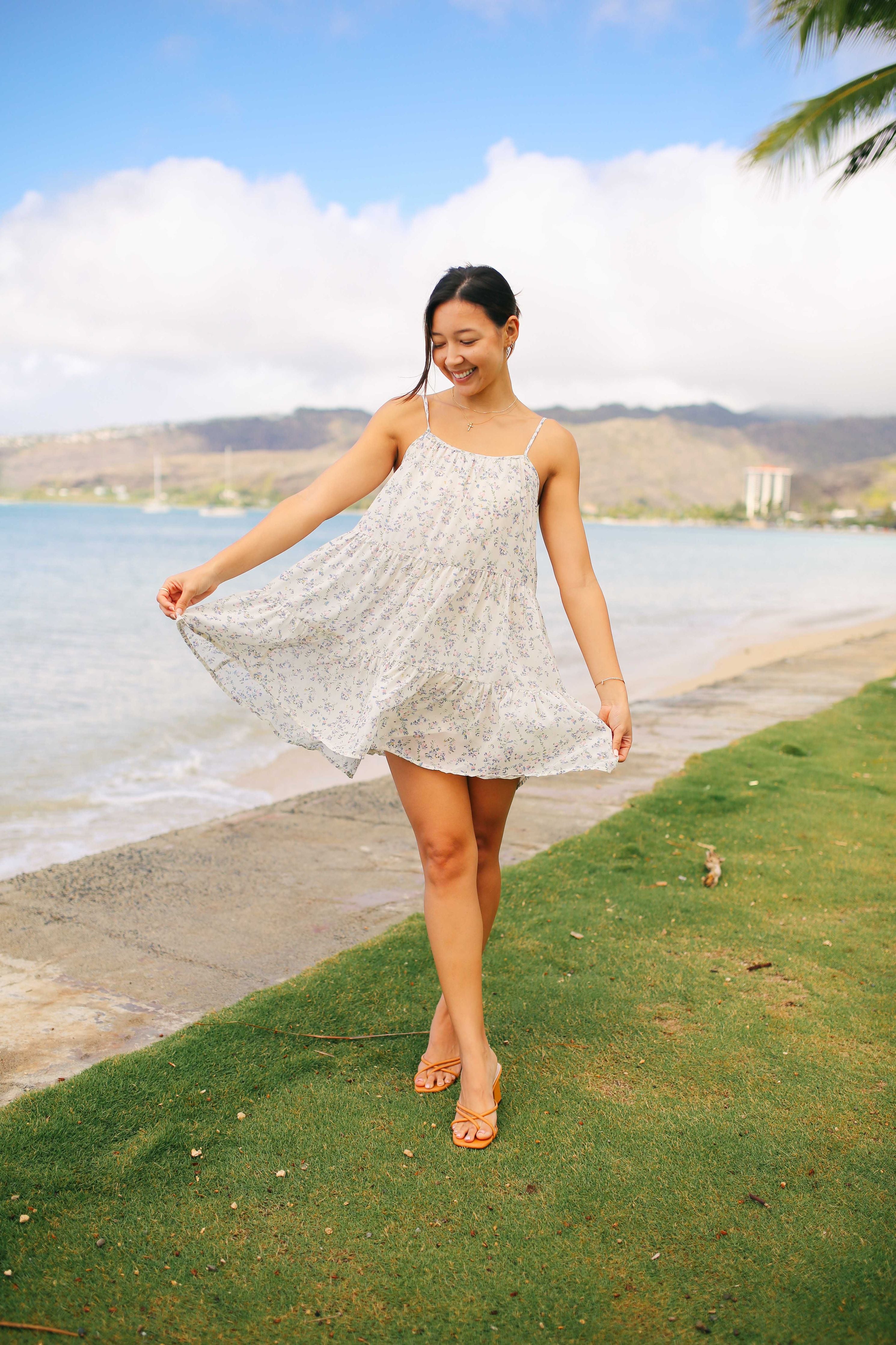 Ditsy Floral Tiered Dress (2 colors) (FINAL SALE)