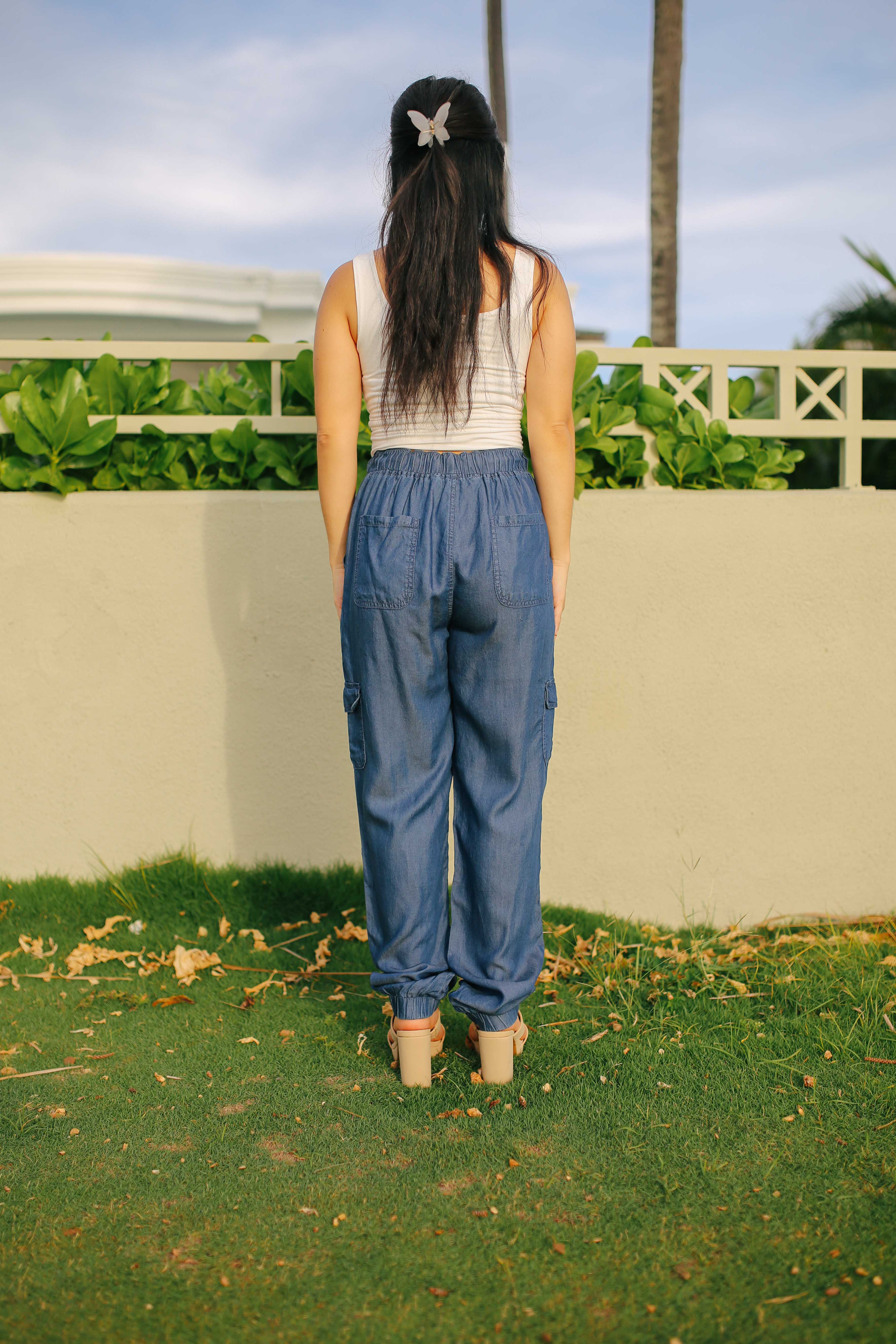 Drawstring Cargo Joggers (RESTOCK)