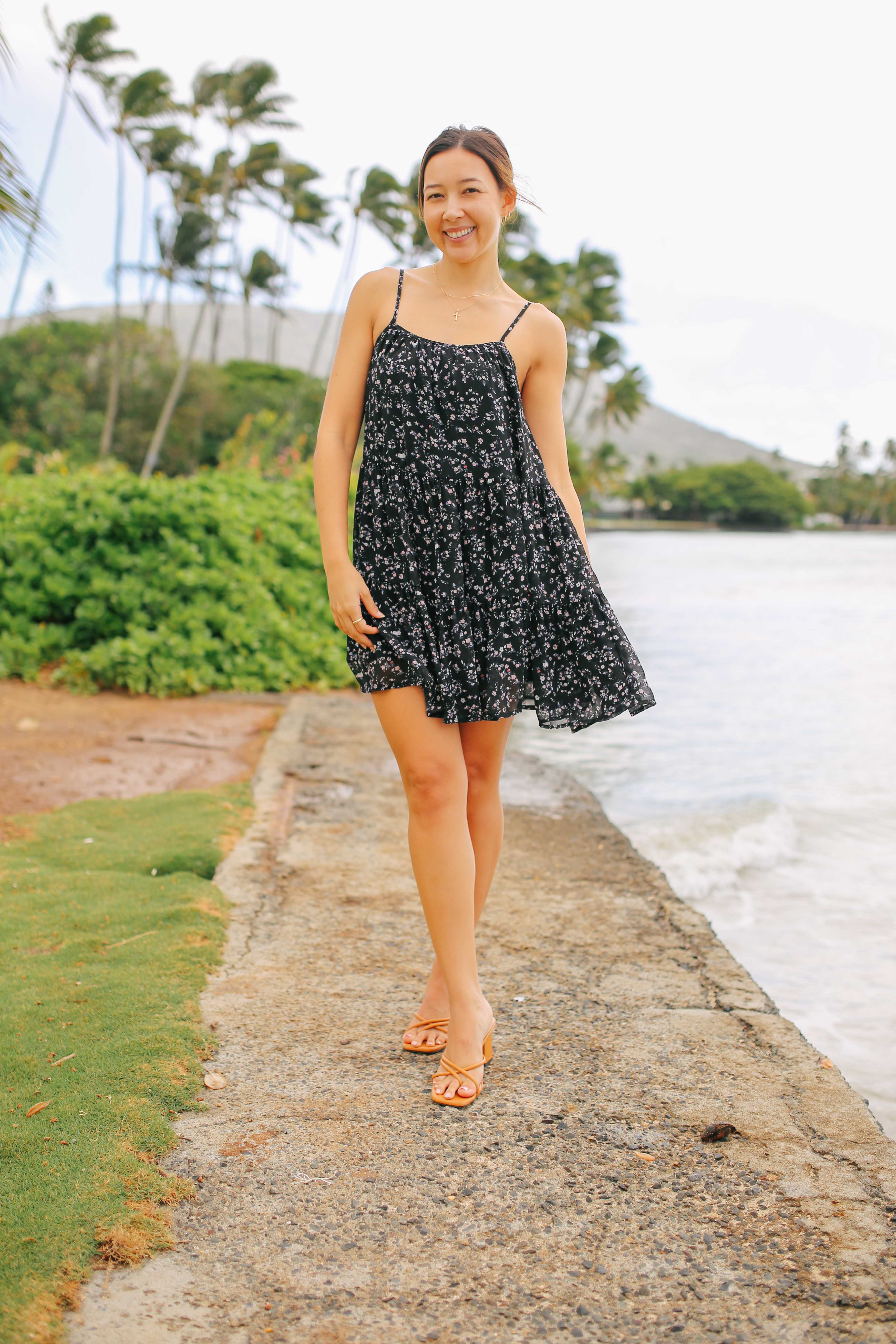 Ditsy Floral Tiered Dress (2 colors) (FINAL SALE)