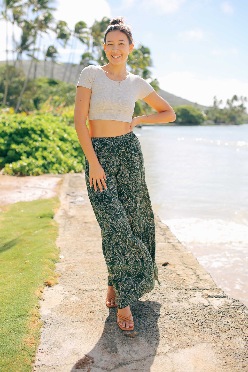 Tiered Palazzo Pants (2 colors) Cookies Clothing Hawaii