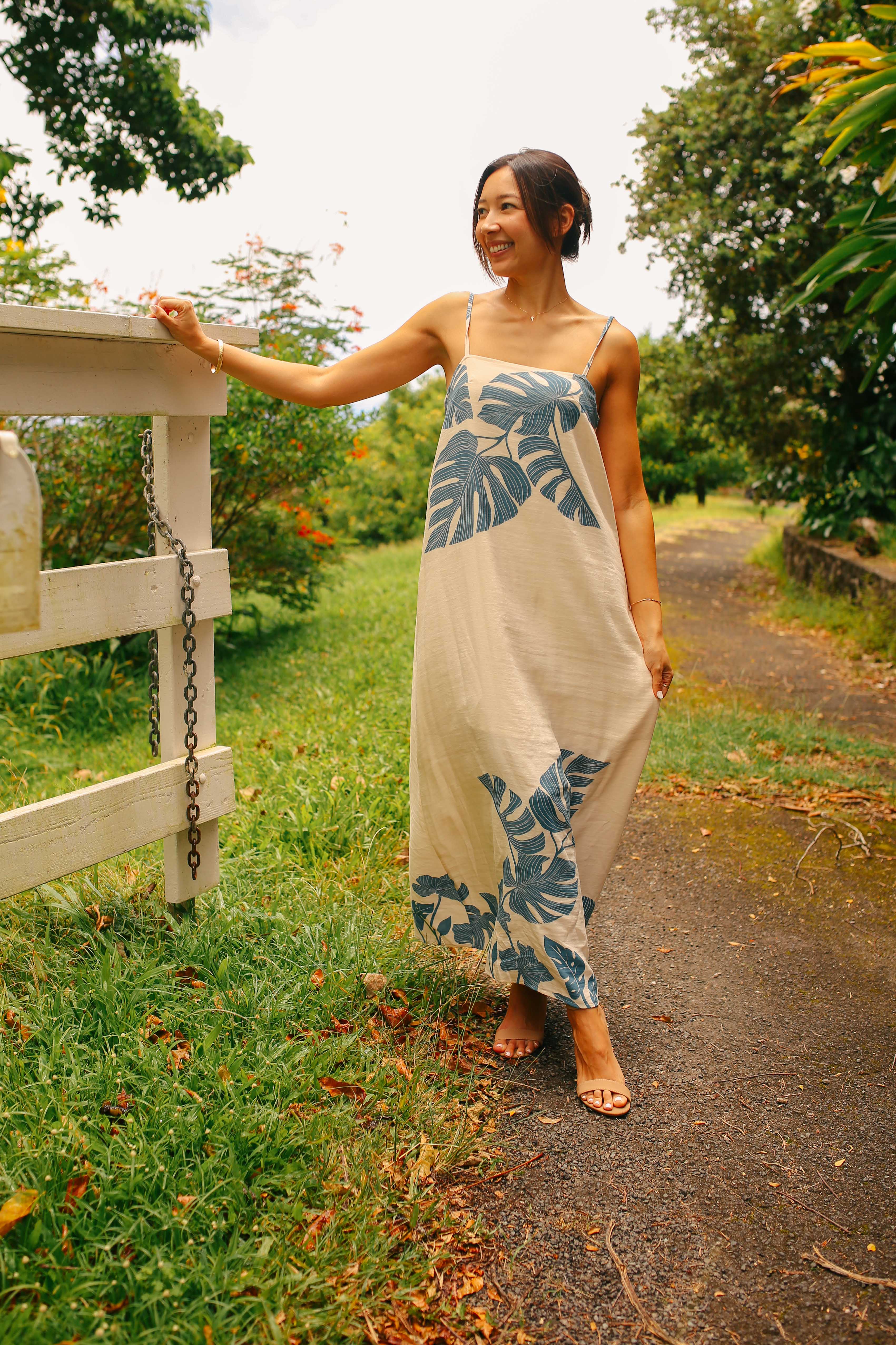 Monstera Framed Maxi Dress