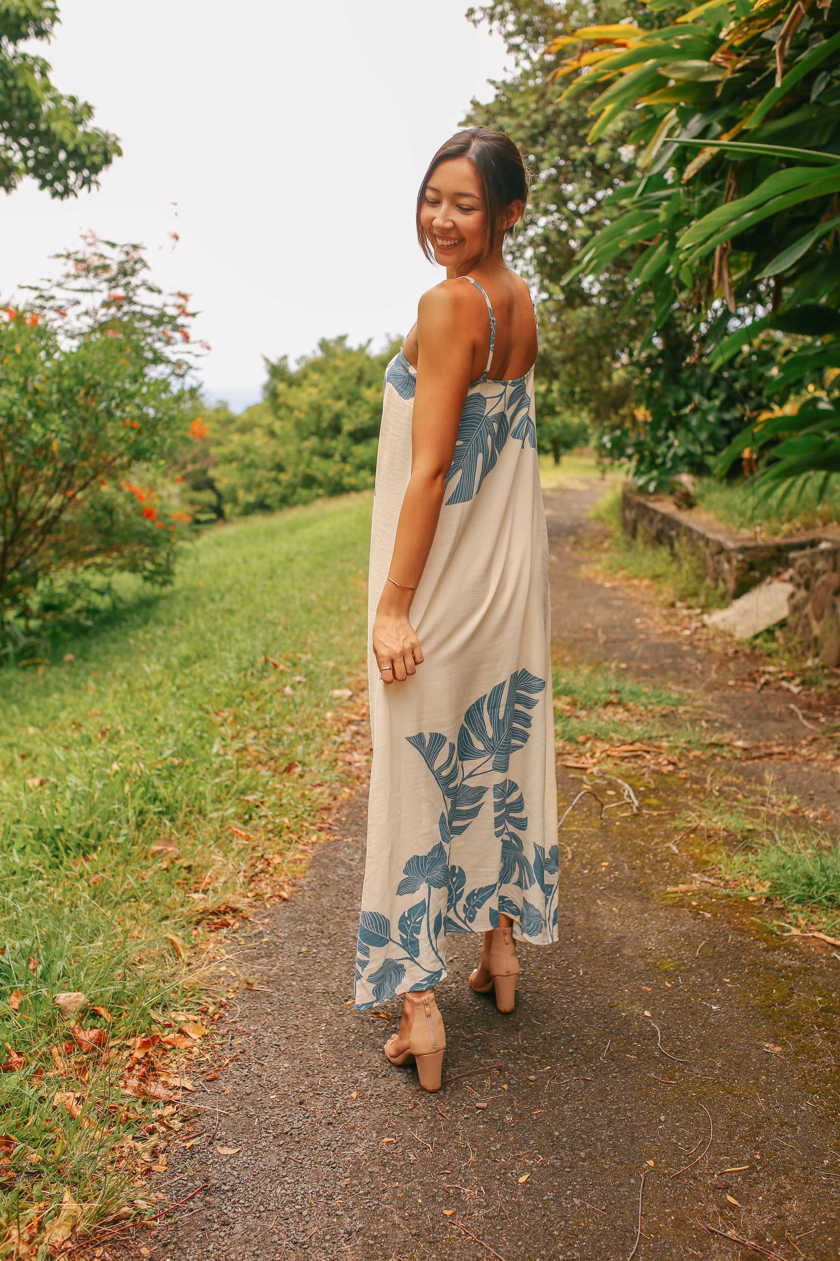 Monstera Framed Maxi Dress