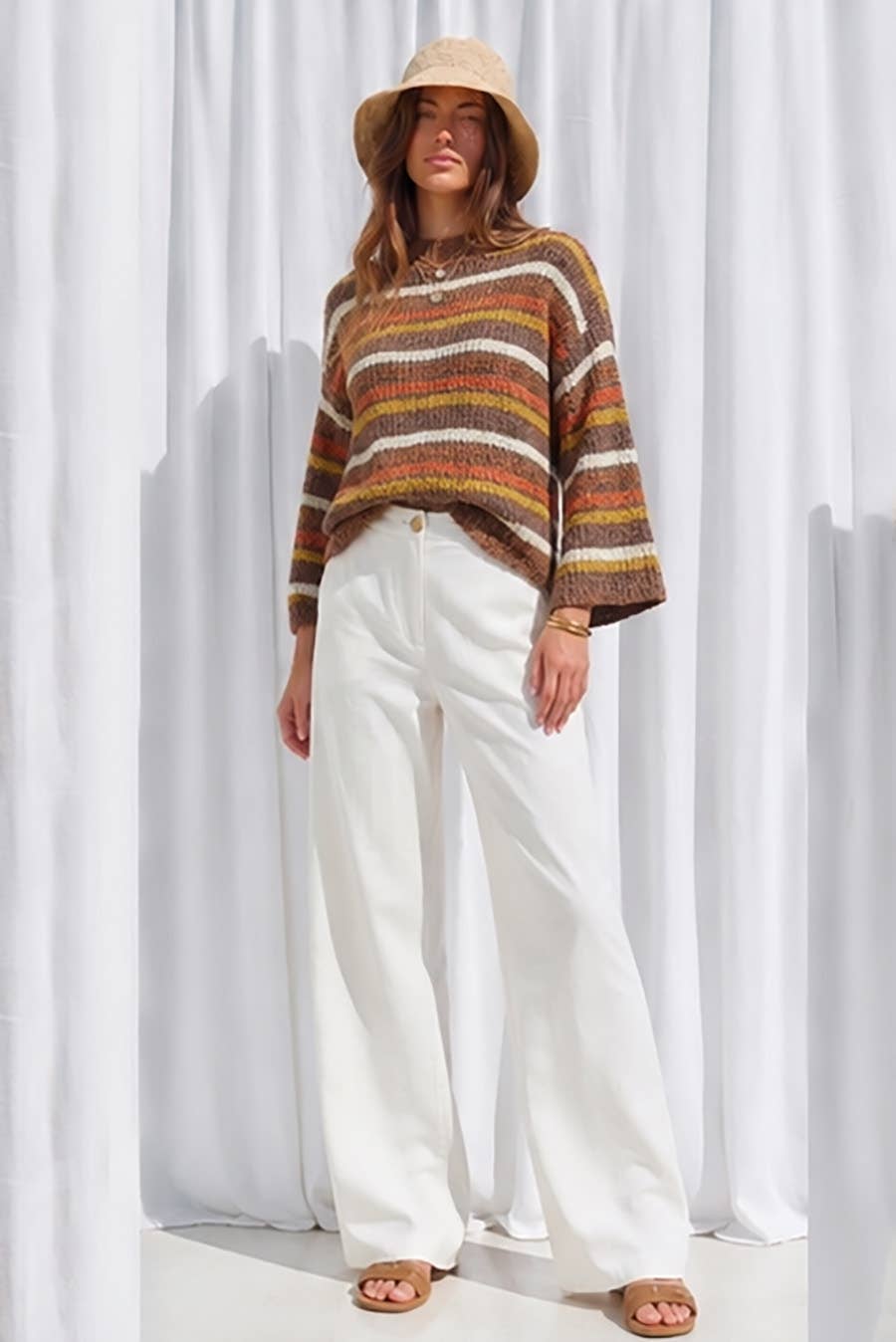 Stripe Knit Top