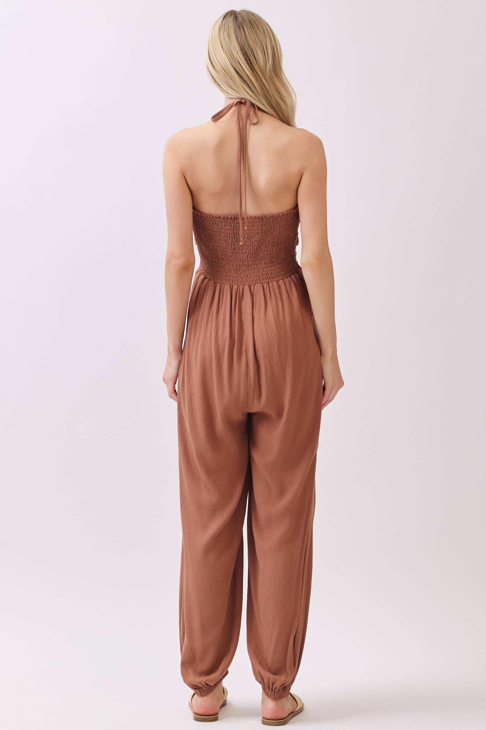 Halter Jogger Jumpsuit