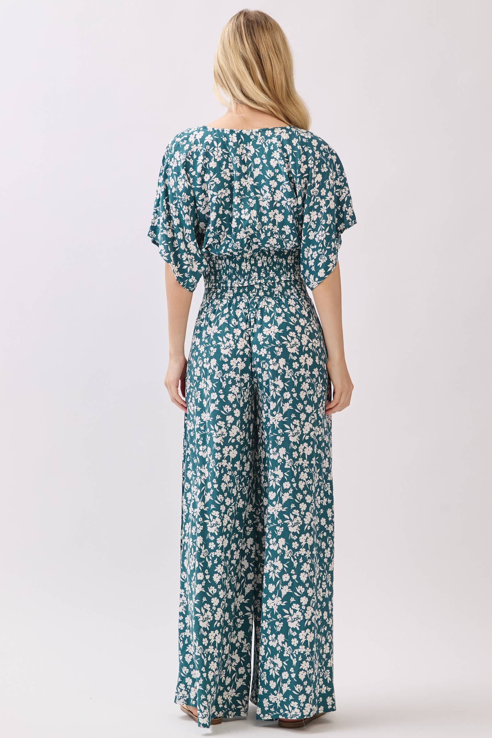 Floral Printed Wide Leg Pants