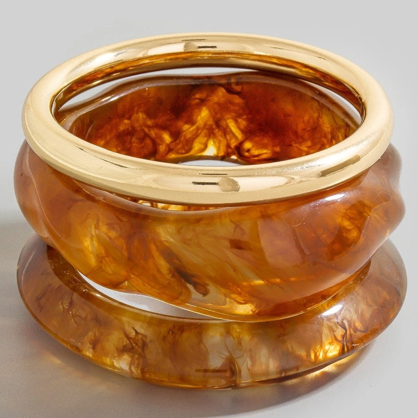 Resin Stacking Bracelet