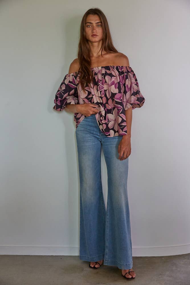 Suki Floral Print Top