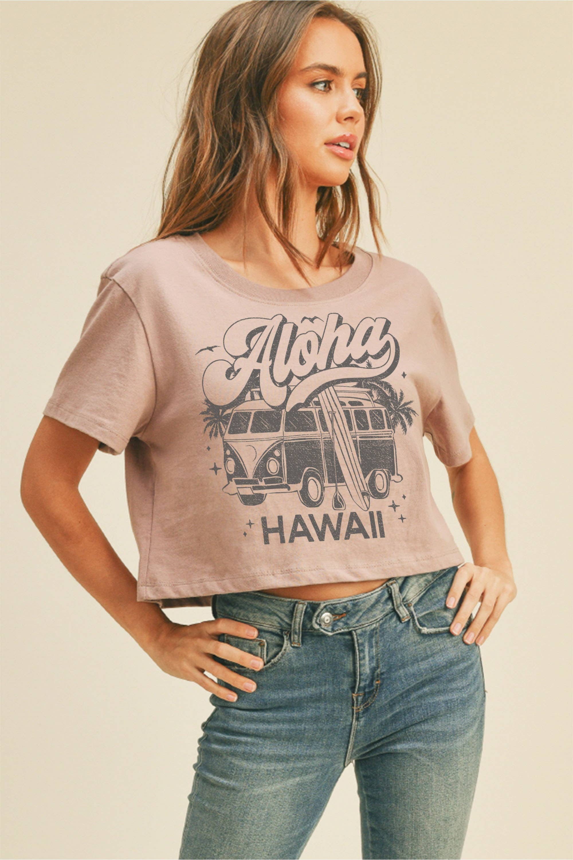 Aloha Hawaii Paddle Board Graphic T-Shirt