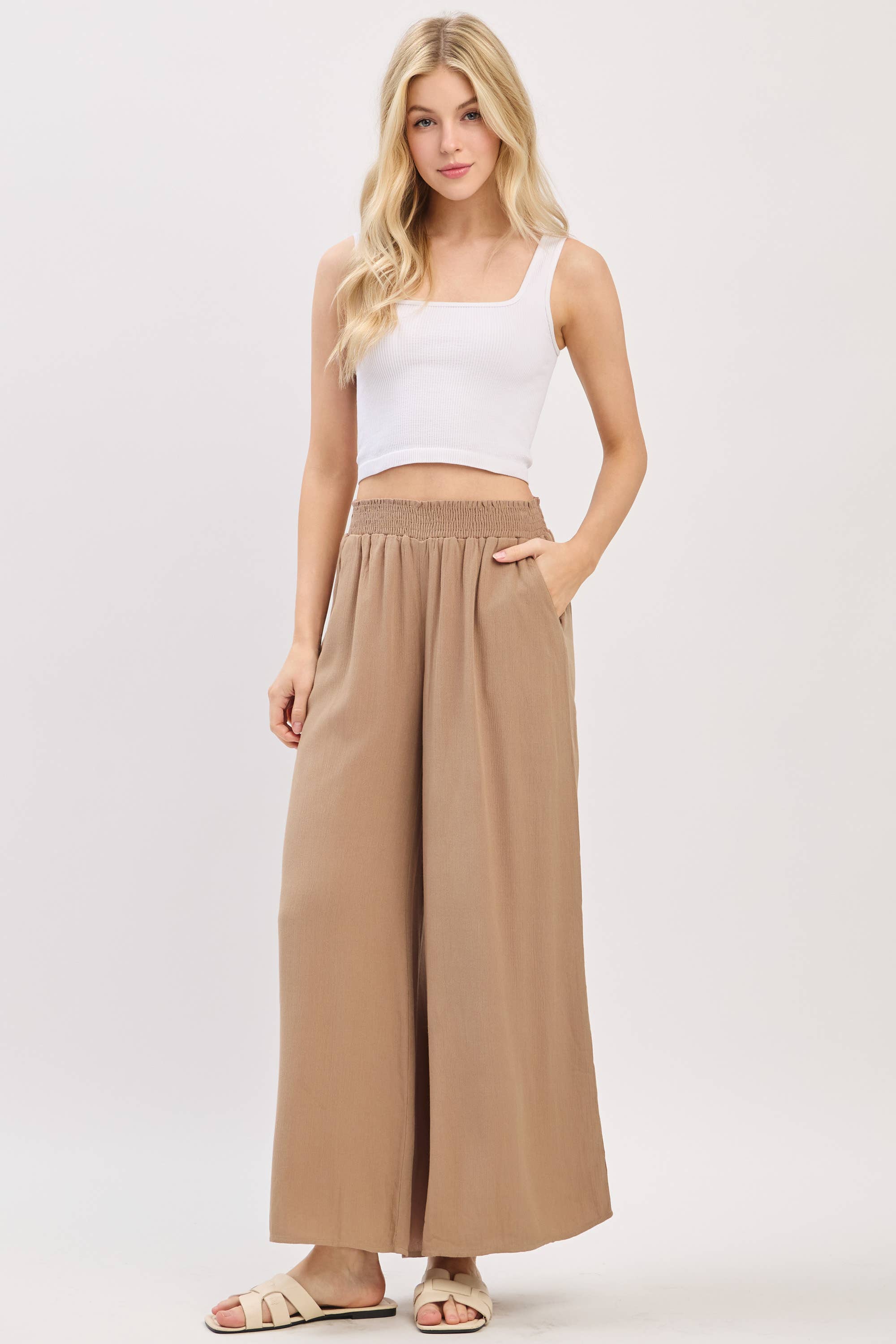 Classic Smock Waist Pants