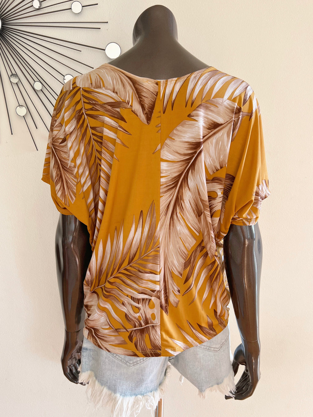 Palm Leaf Dolman Top (2 colors) Cookies Clothing Hawaii