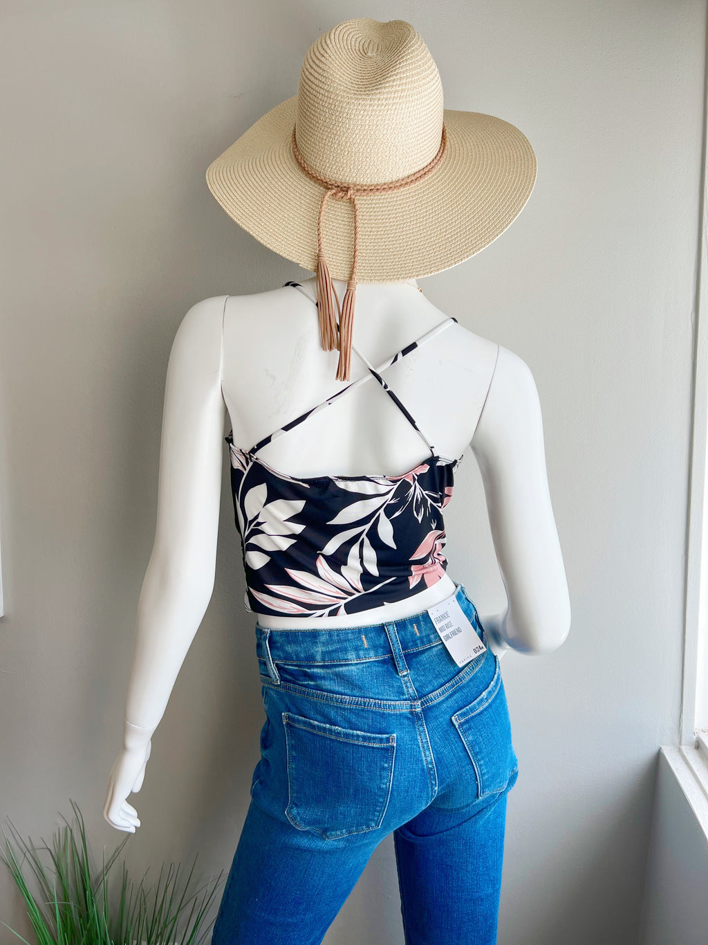 Cowl Neck Cropped Tank (2 colors) (FINAL SALE) Cookies Clothing Hawaii