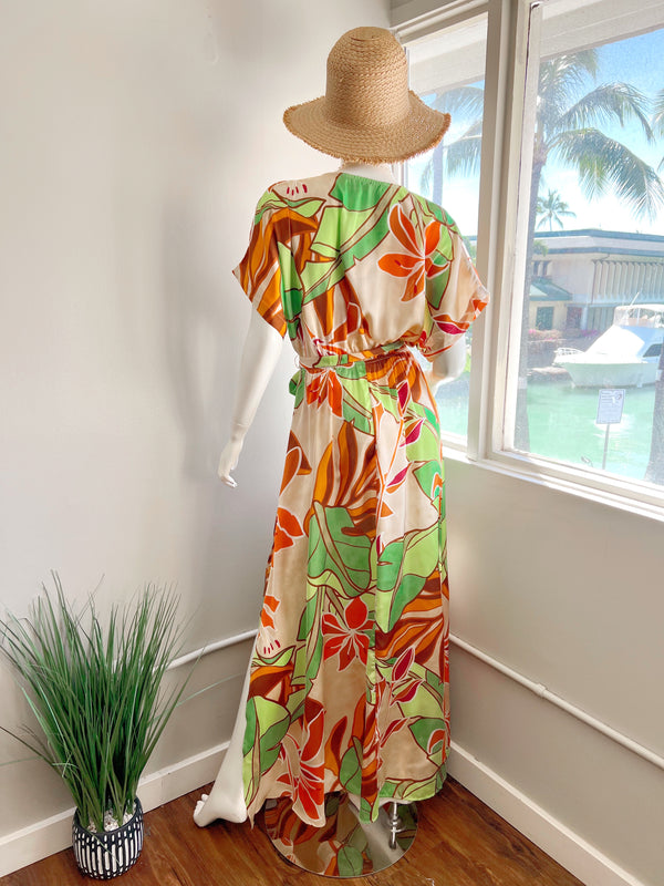 Vacation Belted Maxi Dress