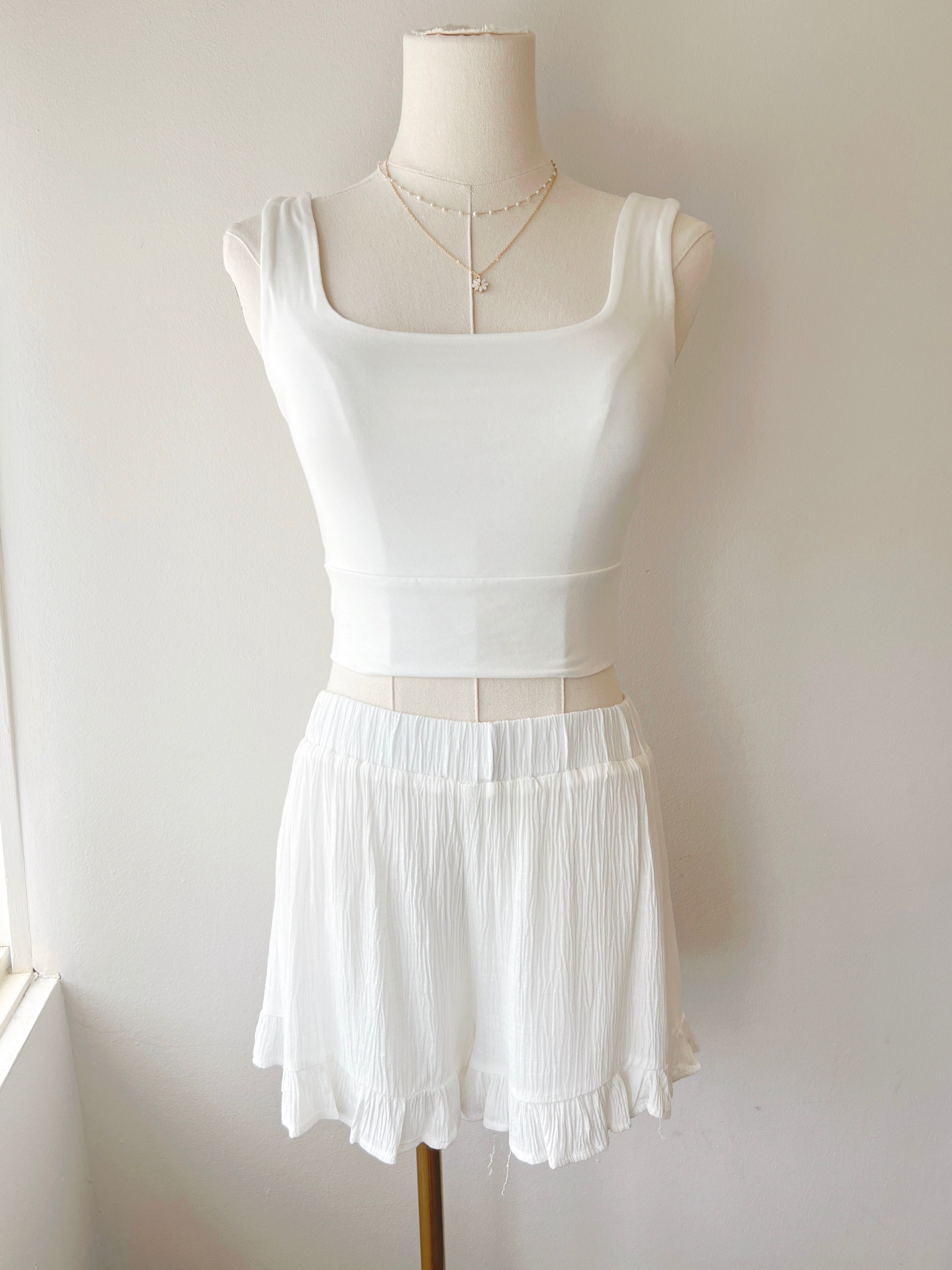 Ruffle Shorts (3 colors) (FINAL SALE)