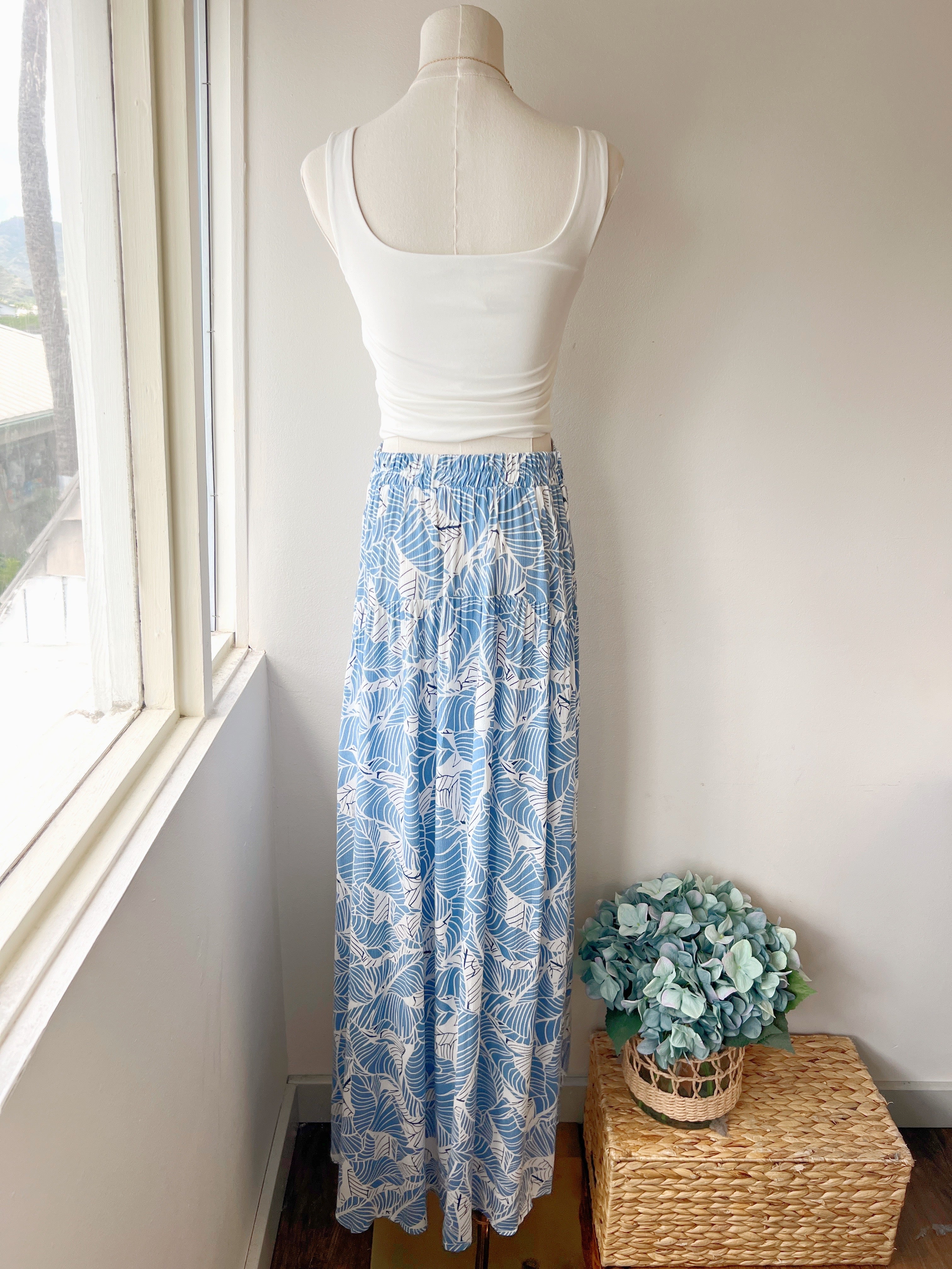 Ruffle Hi-Low Skirt