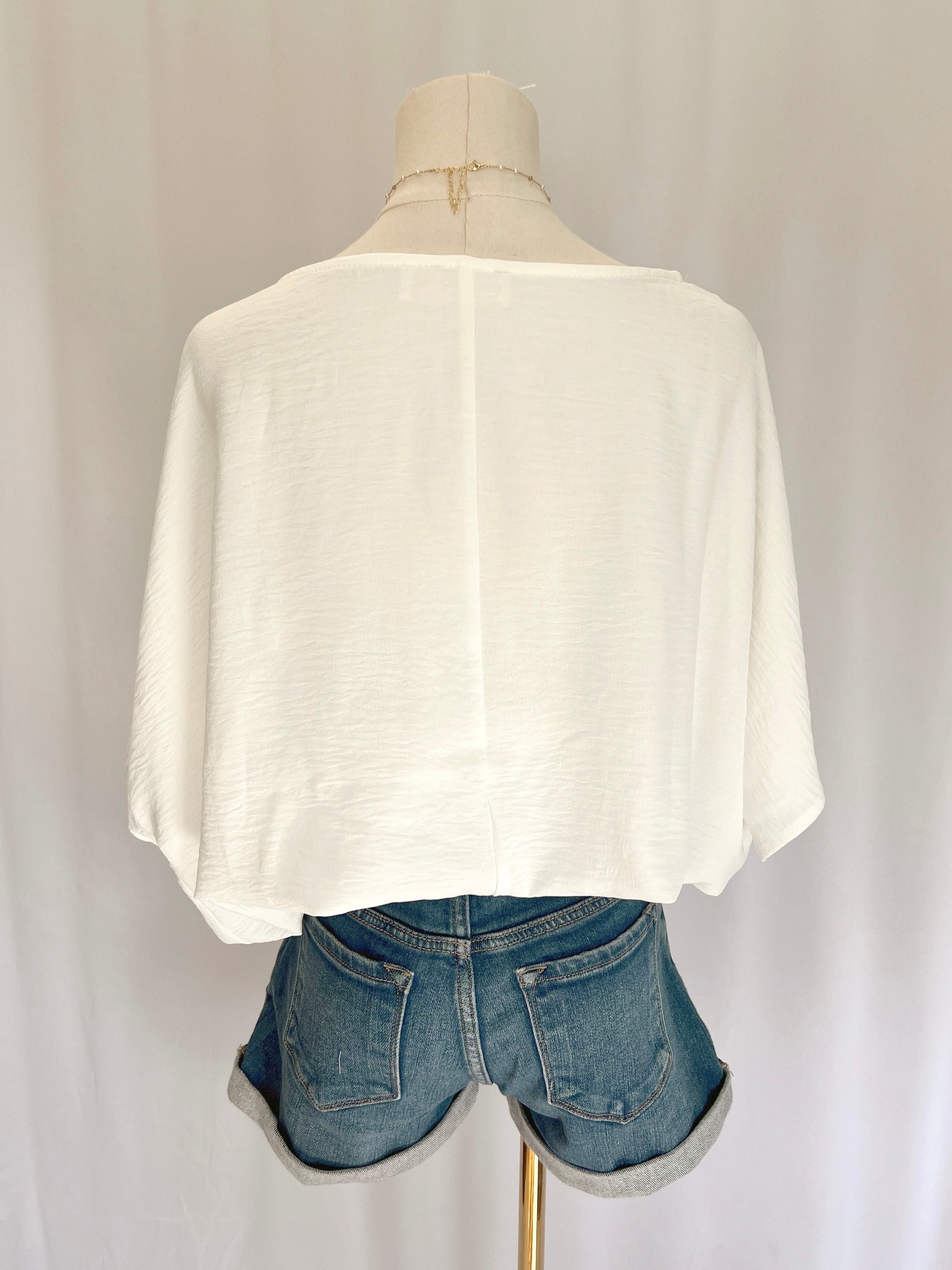 Round Neck Dolman Top