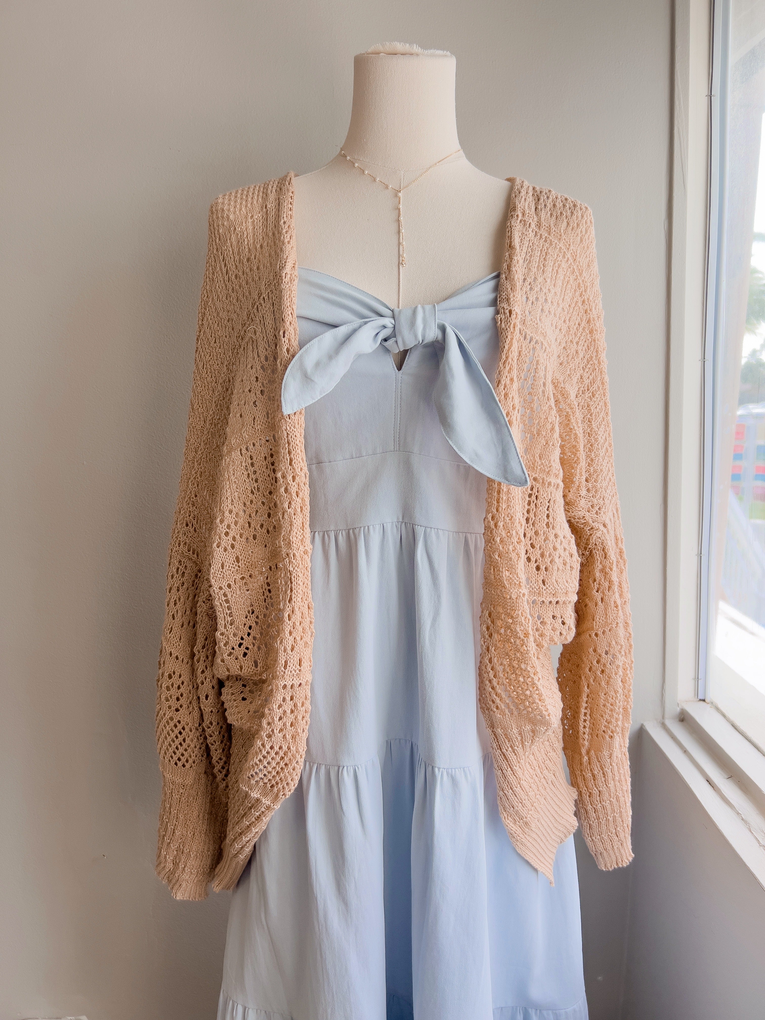 Net Knit Cardigan