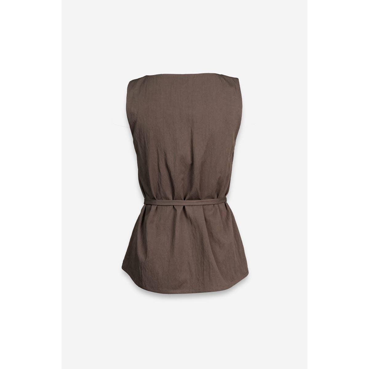 Sleeveless Cinched Tunic Top
