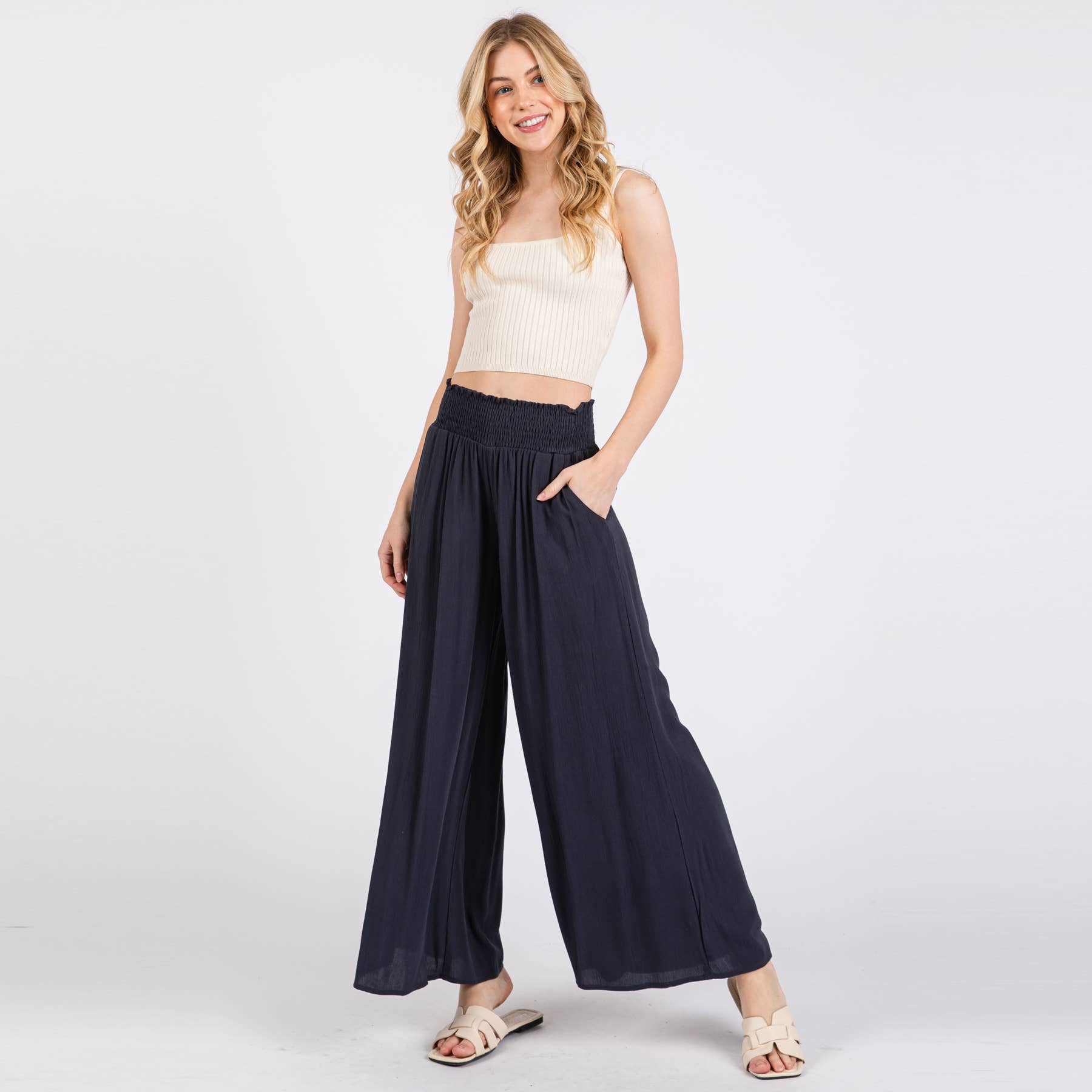 Classic Smock Waist Pants