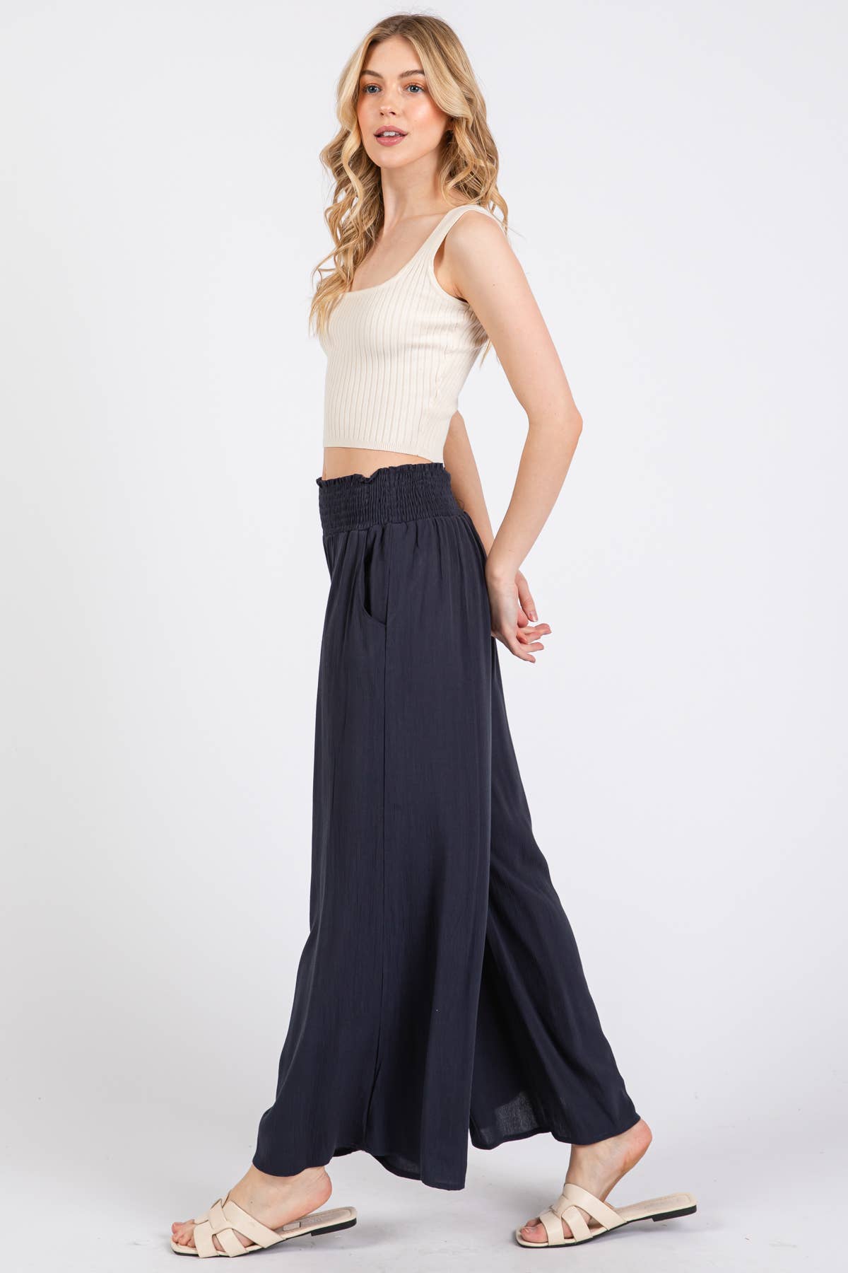 Classic Smock Waist Pants