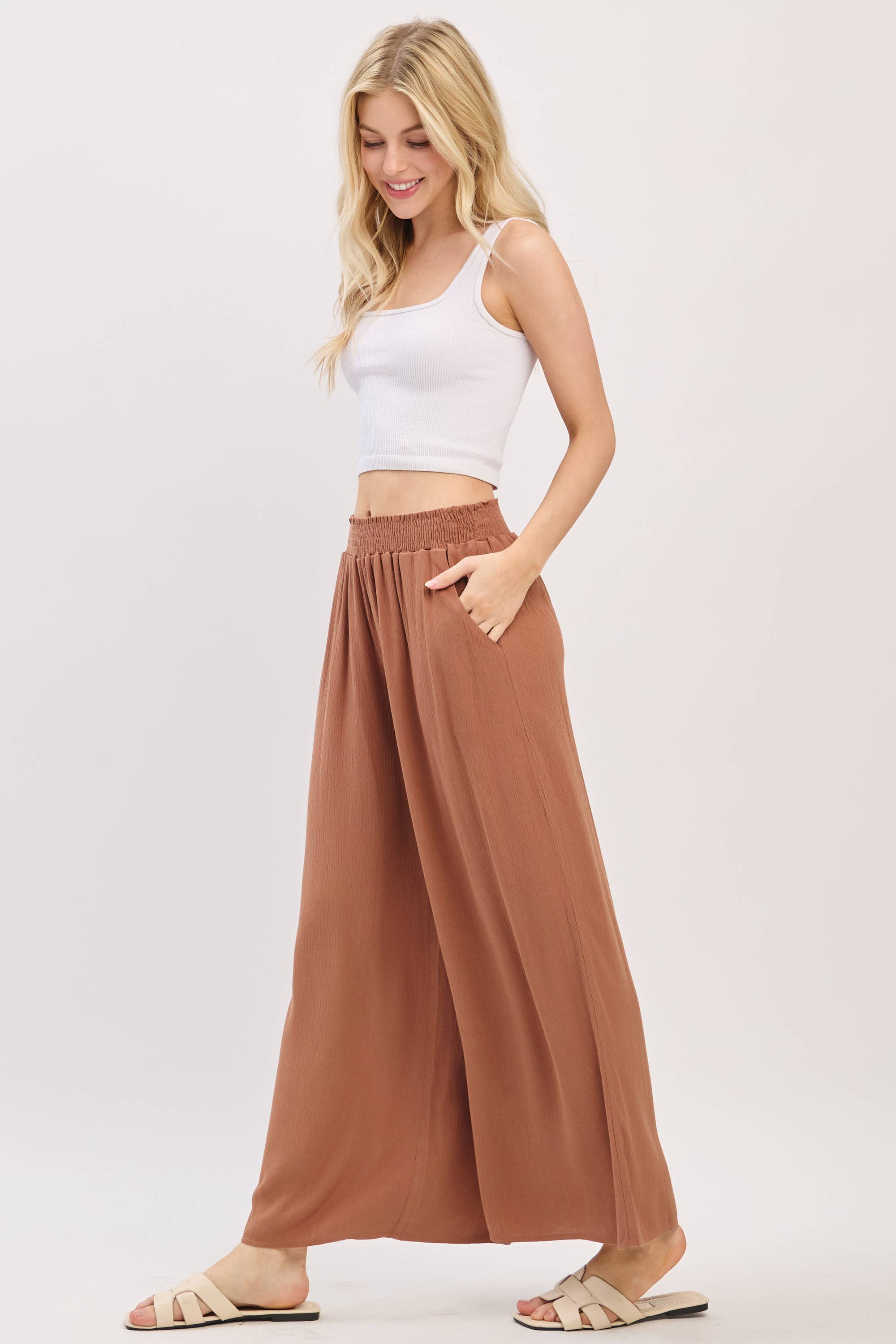 Classic Smock Waist Pants