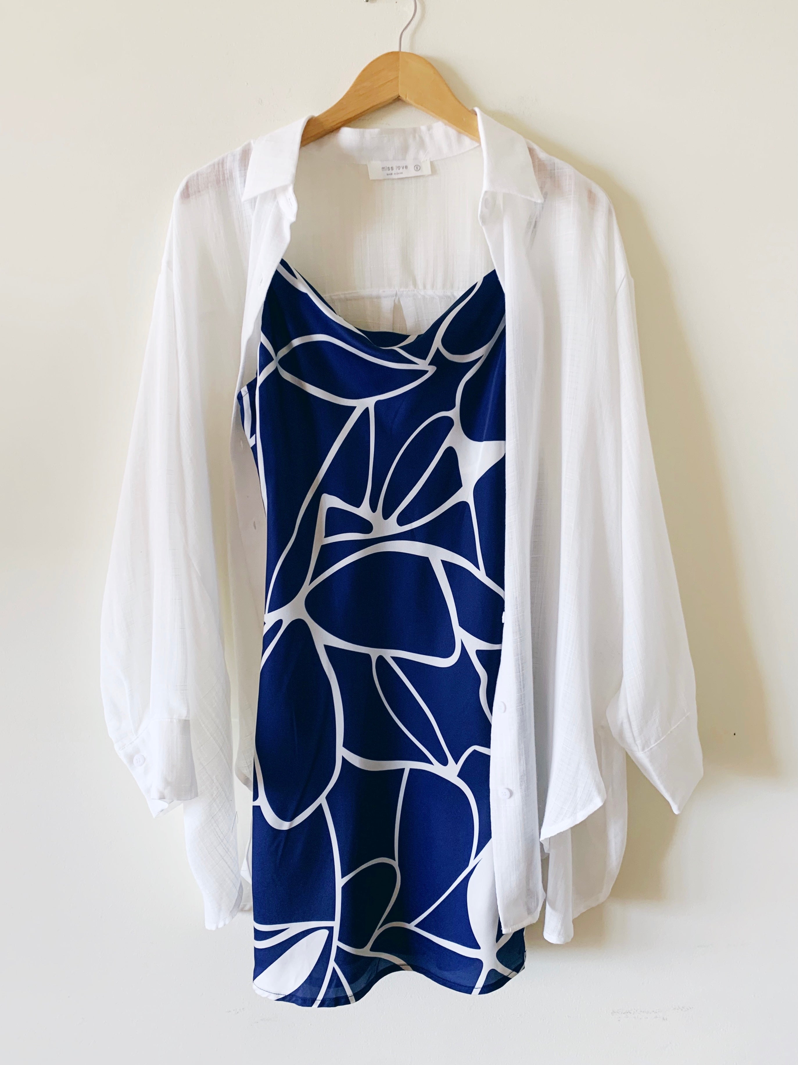 Oversize Button Down Top/ Cover Up (RESTOCK)