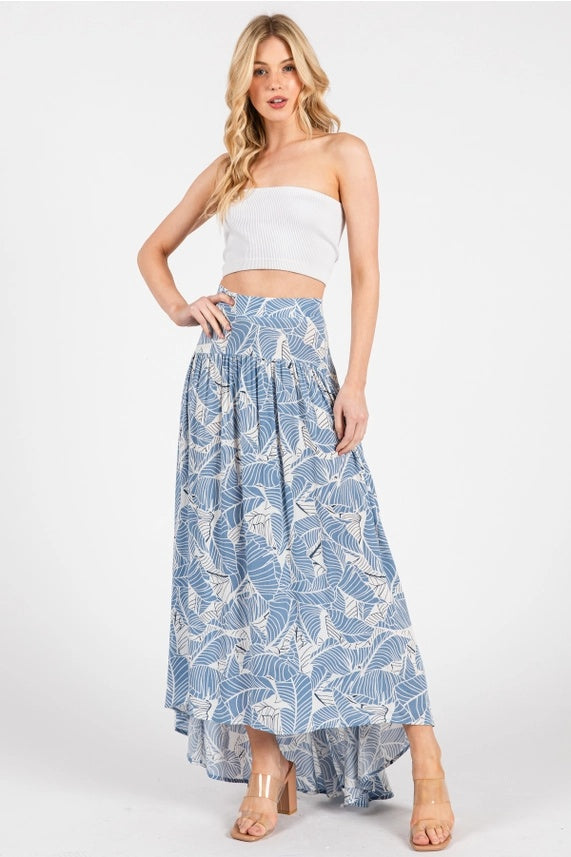 Ruffle Hi-Low Skirt