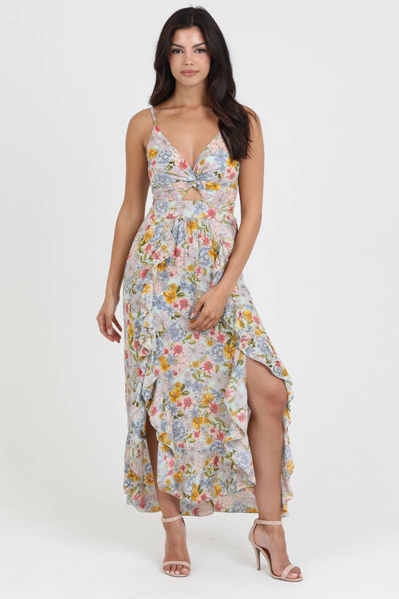 Garden Floral Maxi Dress