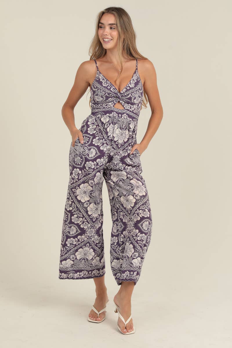 Twist Front Jumpsuit