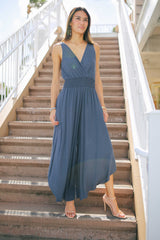 Smock Waist Jumpsuit (4 colors)