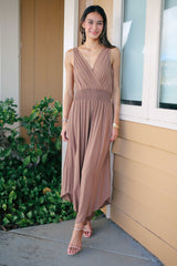 Smock Waist Jumpsuit (4 colors)