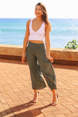 Crop Smock Pants (BLACK RESTOCKED)