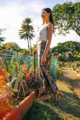 Satin Floral Slip Skirt (2 colors)