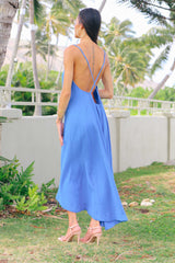 Gauze Low Back Maxi Dress (3 colors)