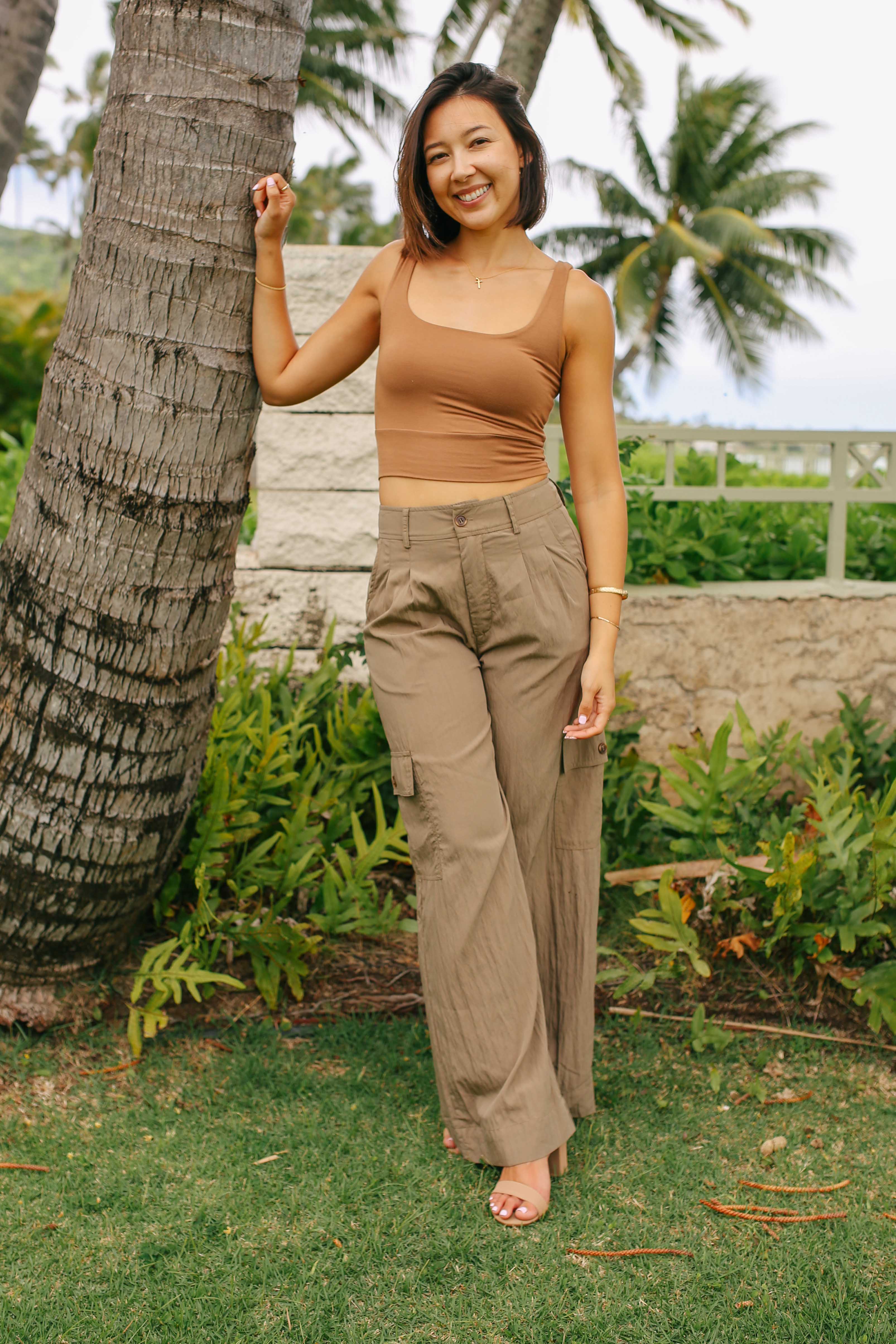 Cargo Wide Leg Pants (3 colors)