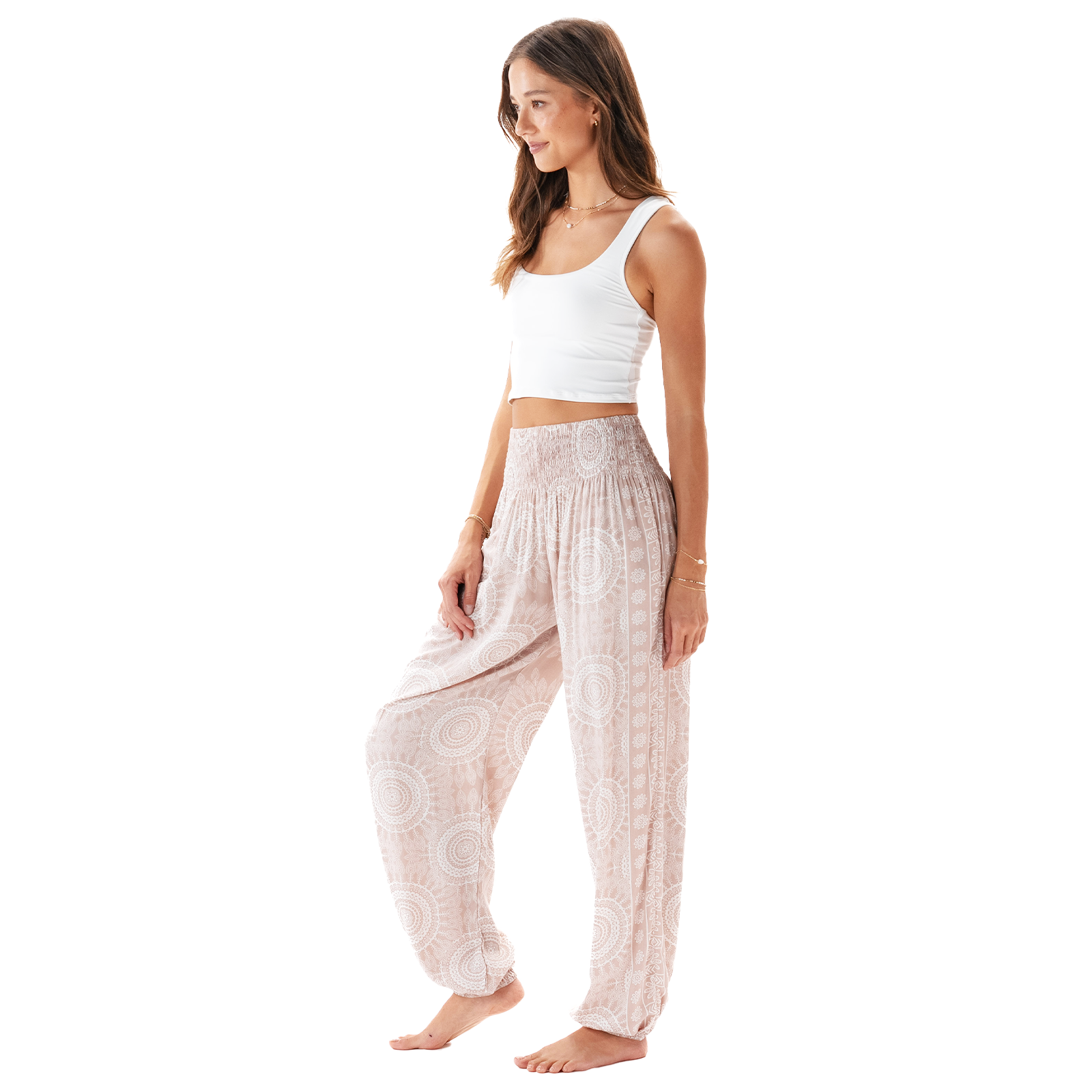 Casa Blanca Harem Pants with Pockets