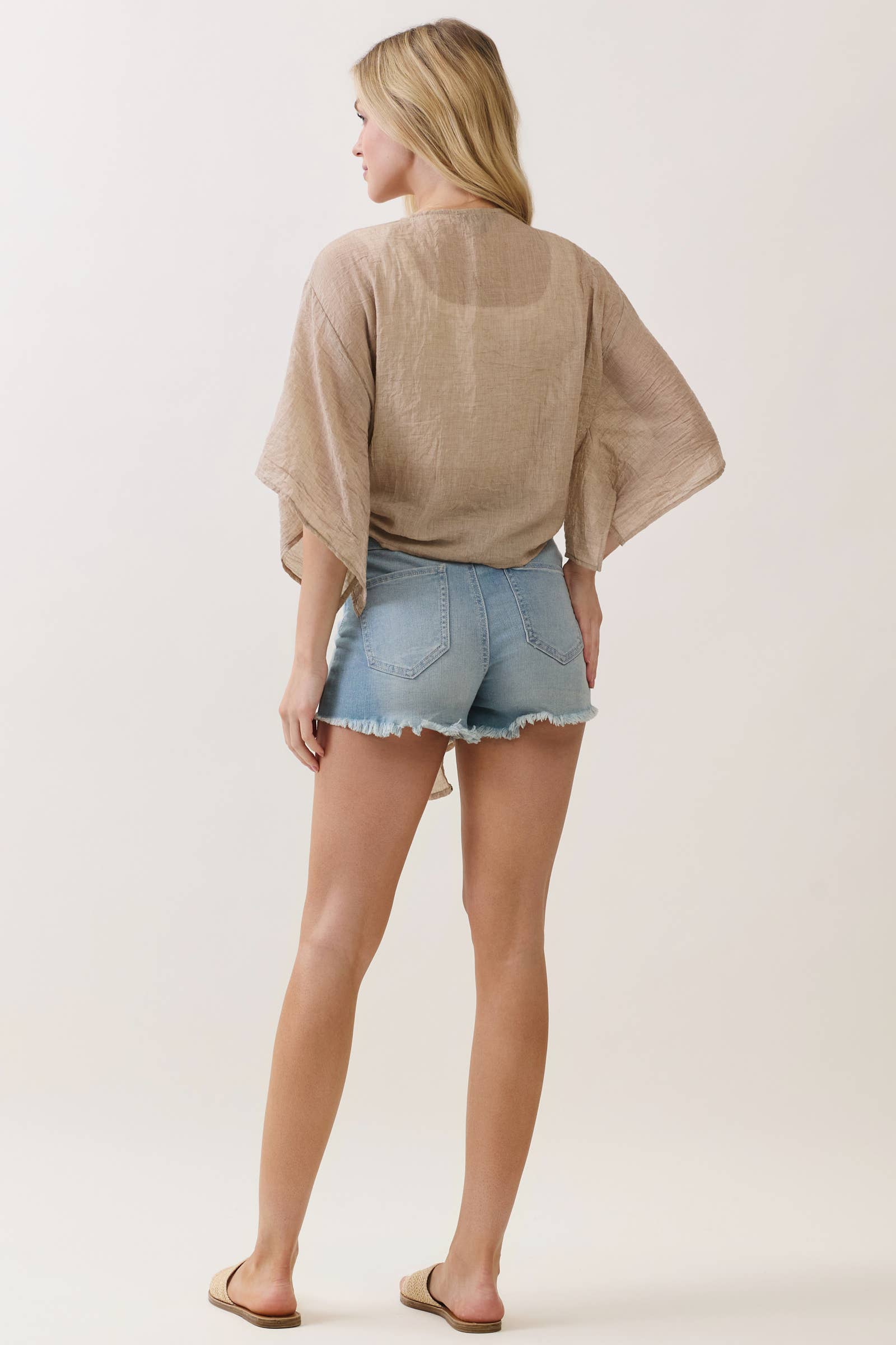 Open Front Tie Cardigan