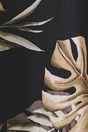 Monstera Split Tie Detail Pants