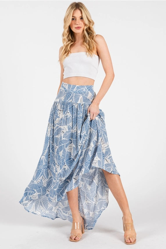 Ruffle Hi-Low Skirt