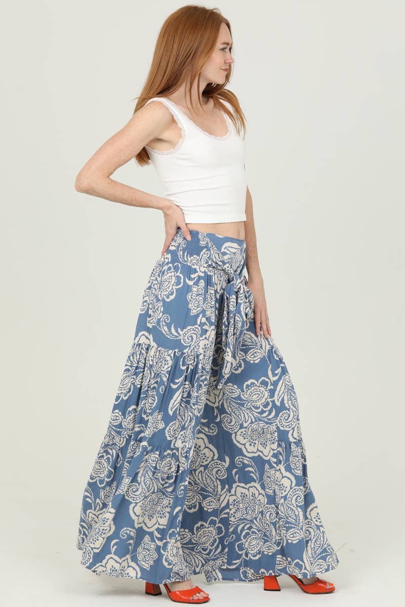 Paisley Floral Ultra Wide Leg Pants