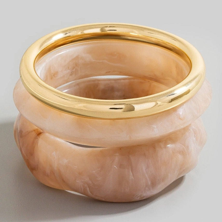 Resin Stacking Bracelet