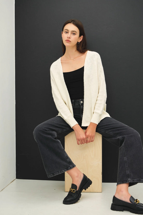 Cotton Knit Cardigan