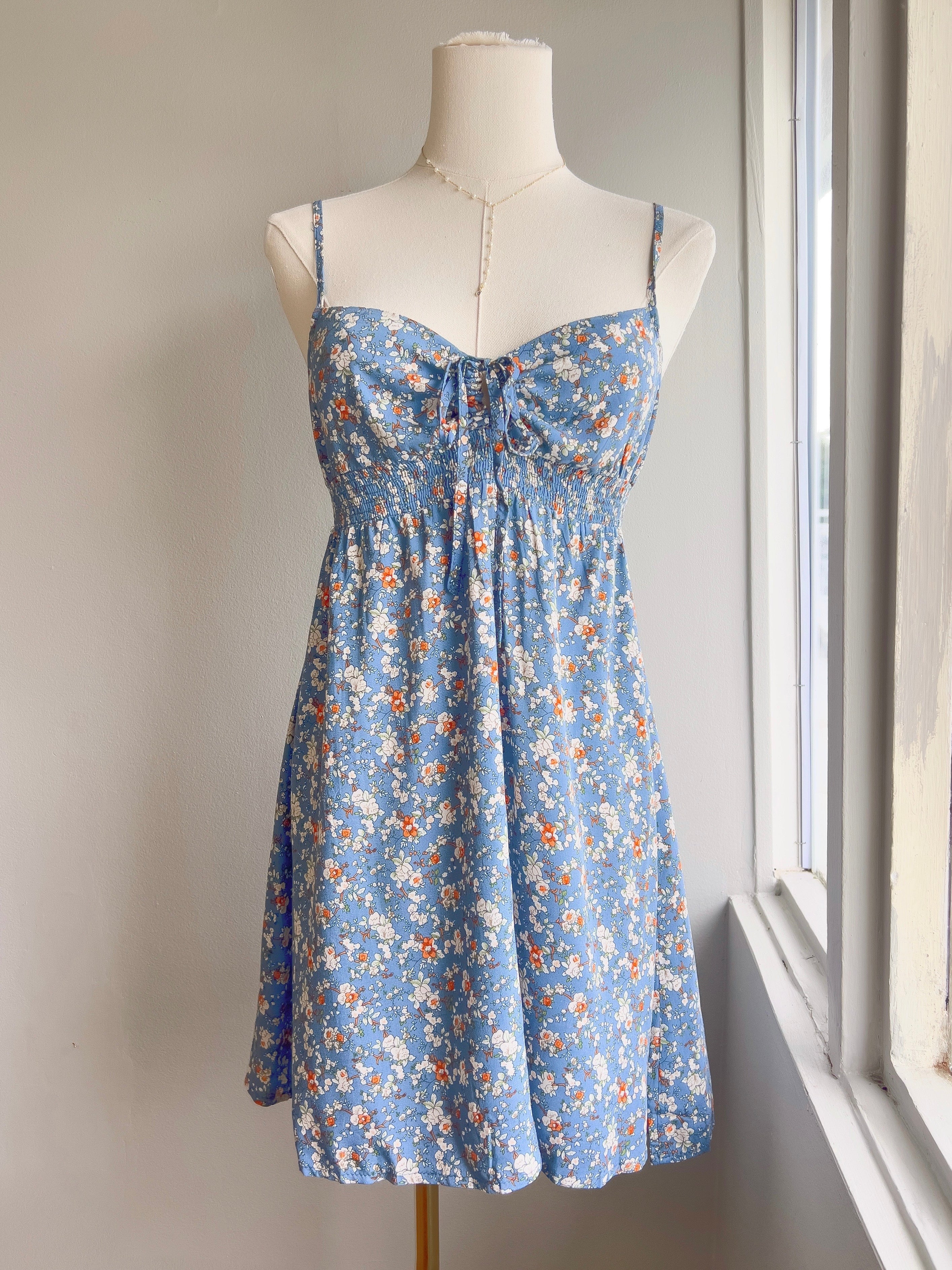 Floral Tie Bodice Sundress
