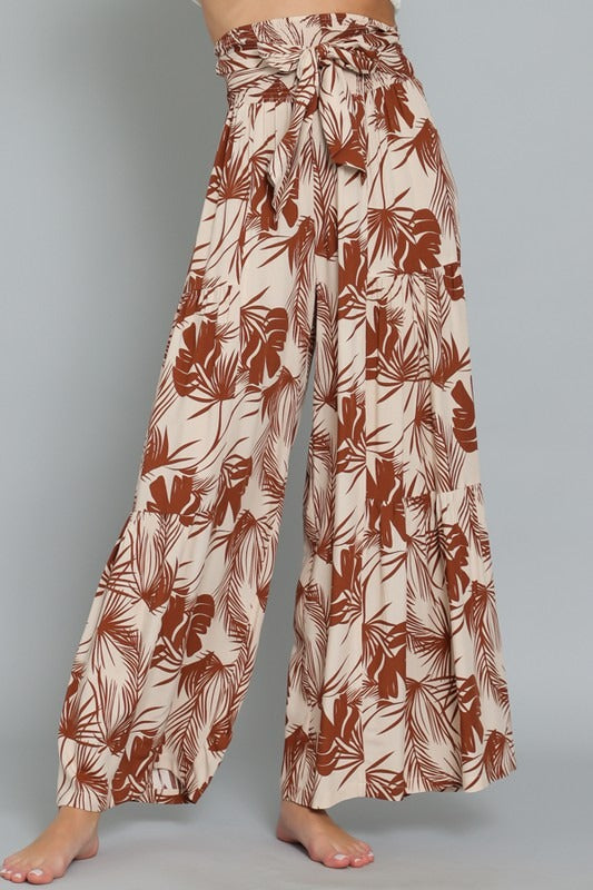 Tie Front Tropical Pant (BACK IN STOCK)