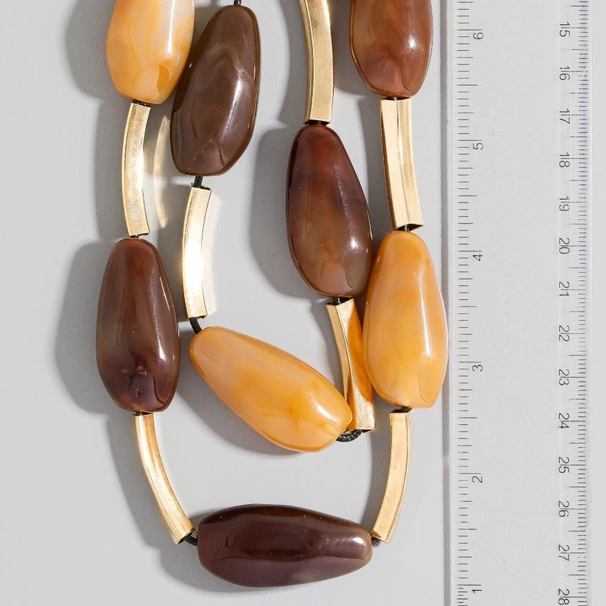 Layered Resin Necklace