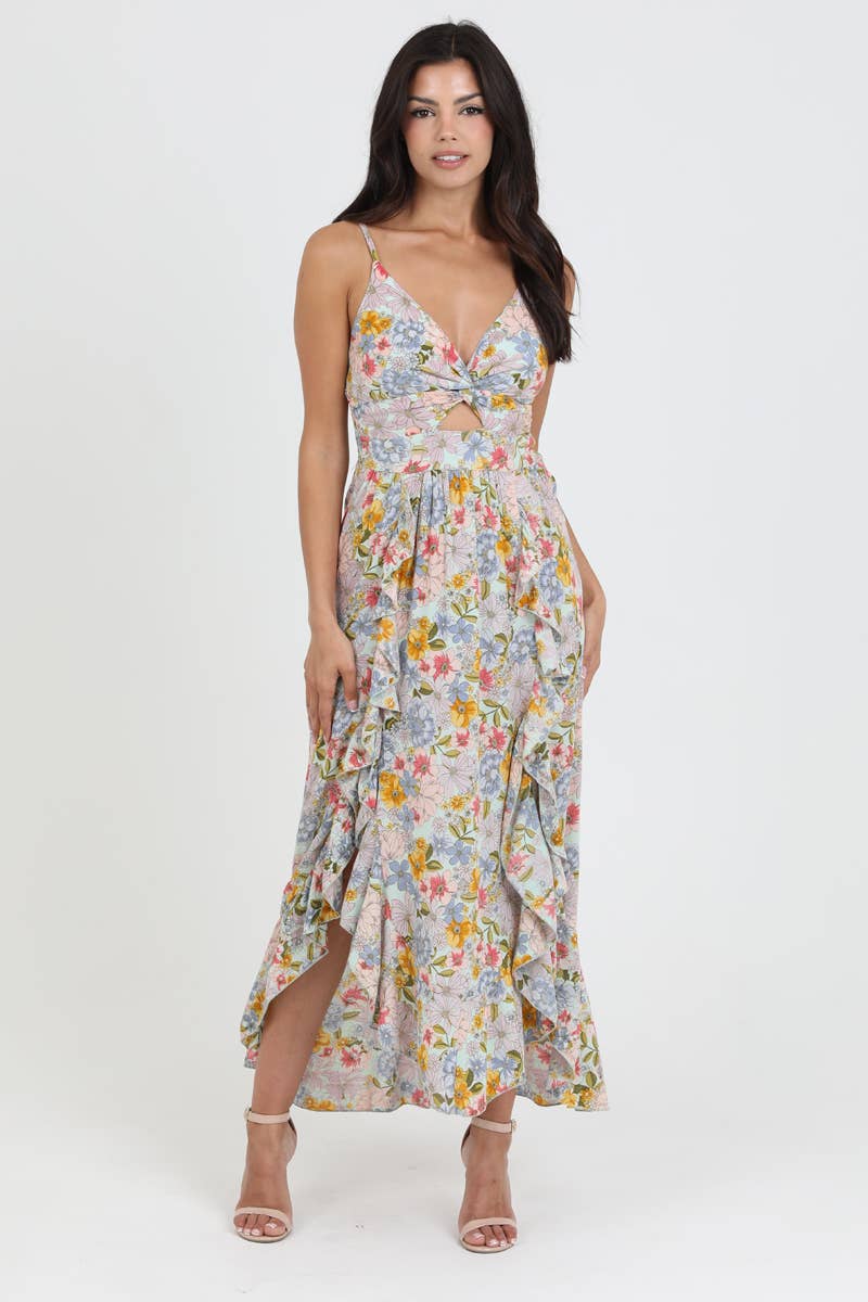 Garden Floral Maxi Dress