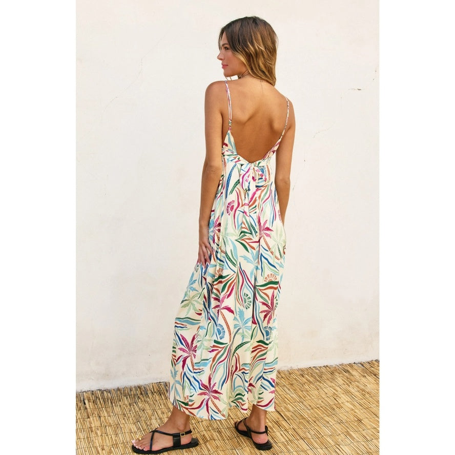 Far Away Tie Back Jumpsuit