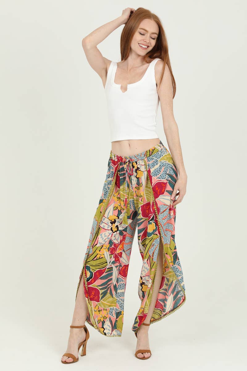 Split Leg Beach Pants
