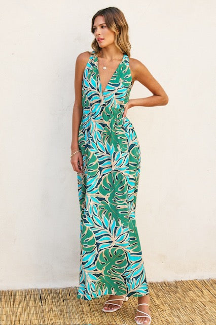 Monstera X Back Maxi Dress