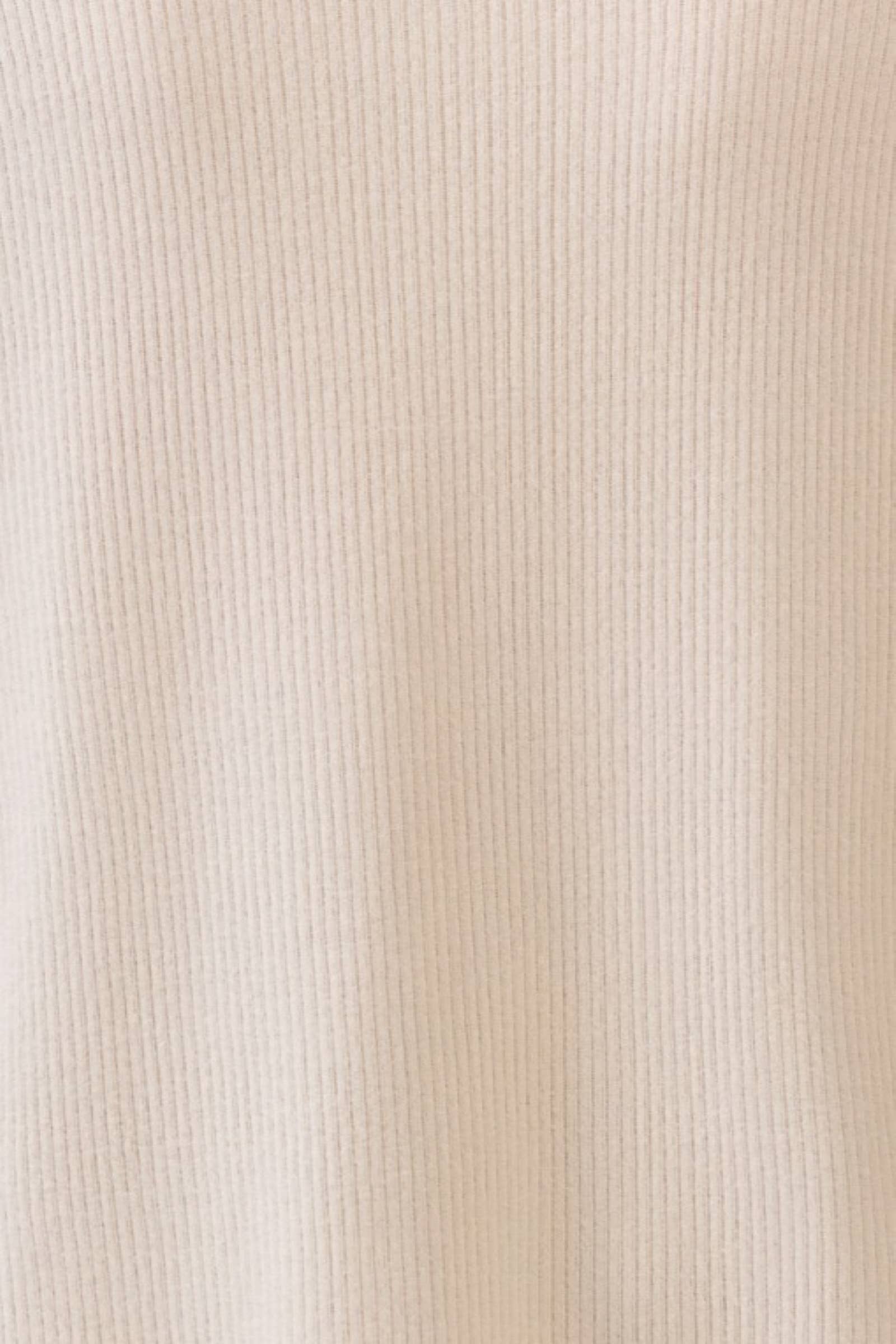 Brushed Ribbed Long Sleeve Top